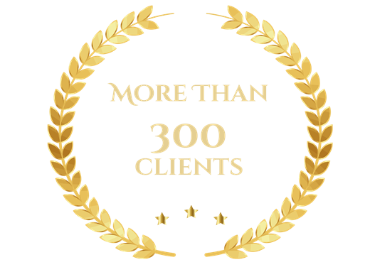 More than 300 happy clients